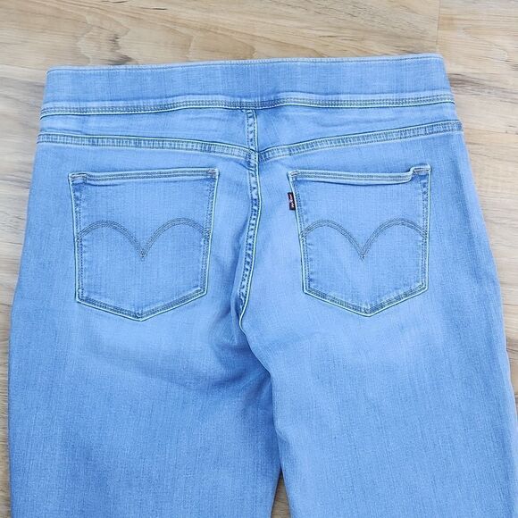 💛Levi's Light Blue Wash Maternity Jeans Size 10/30 - Picture 5 of 11